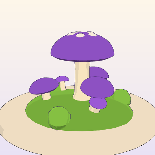 Glow mushrooms