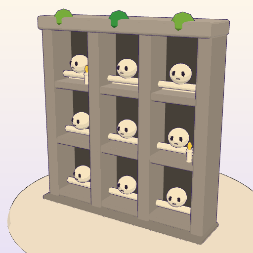 Catacomb shelf