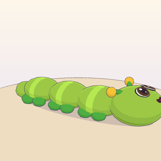 Plush caterpillar toy